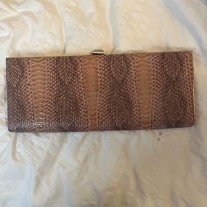 Snakeskin Clutch